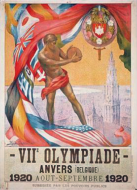 Cartel de los Juegos Olímpicos de Amberes, 1920