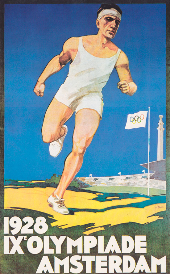 Afiche de los Juegos Olímpicos de Ámsterdam, 1928