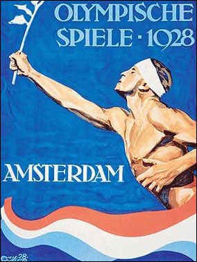 Cartel de los Juegos Olímpicos de Ámsterdam, 1928