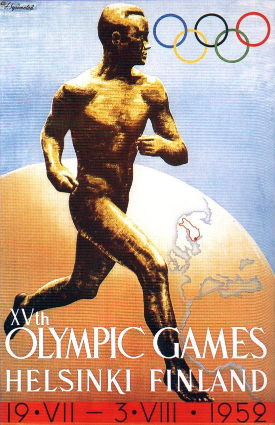 Cartel de los Juegos Olímpicos de Helsinki, 1952