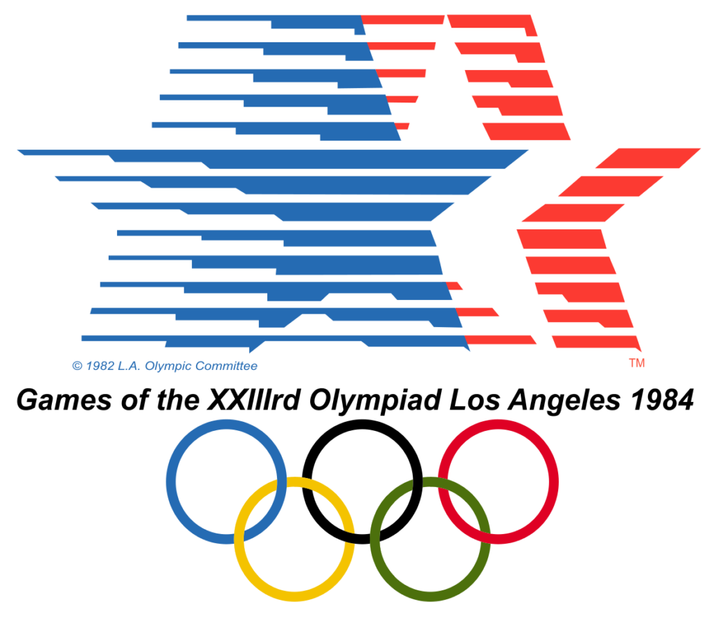 Cartel de los Juegos Olímpicos de Los Ángeles, 1984